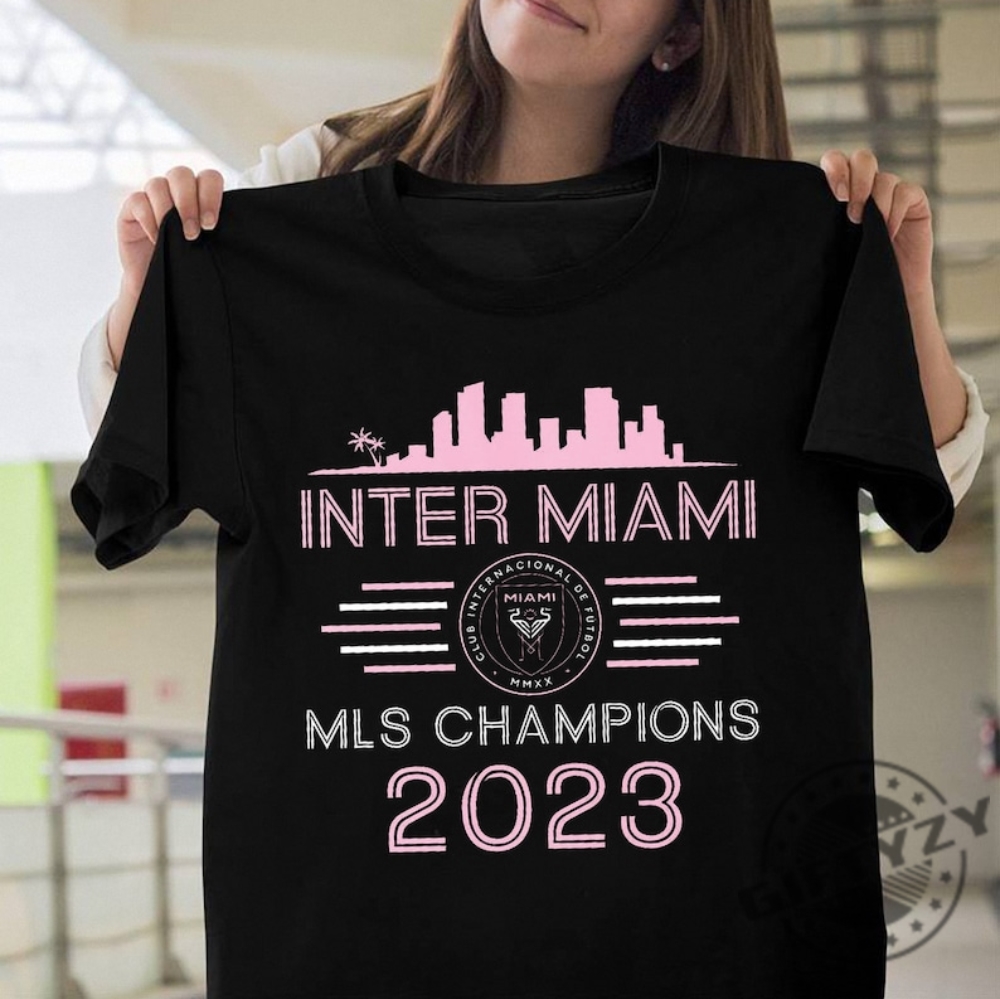 Inter Miami Mls Champions 2023 Shirt Inter Miami Tshirt Leagues Cup Champions Hoodie Lionel Messi Inter Miami Sweatshirt Messi Shirt