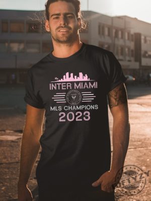 Inter Miami Mls Champions 2023 Shirt Inter Miami Tshirt Leagues Cup Champions Hoodie Lionel Messi Inter Miami Sweatshirt Messi Shirt giftyzy.com 2