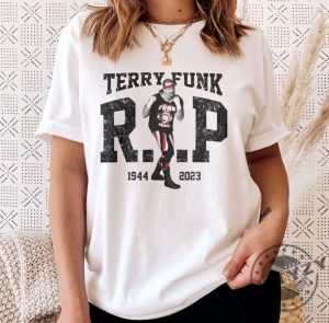 Rip Terry Funk Shirt Heavily Distressed Forever Funker Tshirt 80S Retro Wrestling Texas Hoodie Memorabilia Tribute Sweatshirt Funk U Shirt giftyzy.com 2