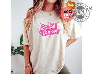 Social Worker Shirt Girl B Doll School Social Worker Tshirt Cute Barbie Hoodie Social Work Sweatshirt Gift For Social Worker giftyzy.com 3