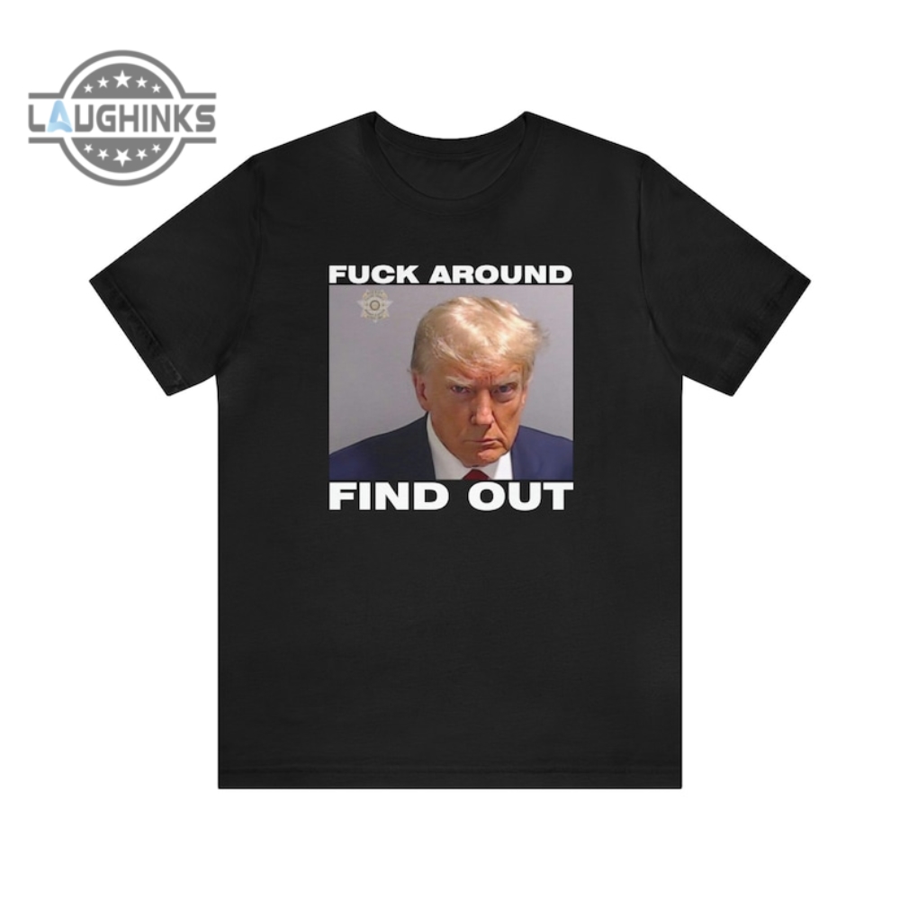 Donald Trump Mugshot T Shirt Donald Trump Mugshot Shirt Donald Trump Fulton County Mugshot Shirt Fulton County Jail 2023 Trump Arrest Trump Mug Shot Tshirt