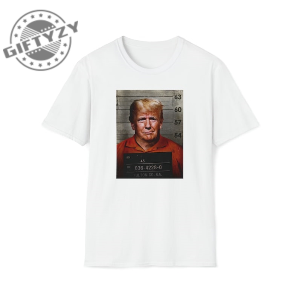 Official Donald Trump Mugshot Shirt Funny Tshirt Trump Mug Shot Hoodie Sweater Donald Trump Mug Shot Shirt giftyzy.com 1