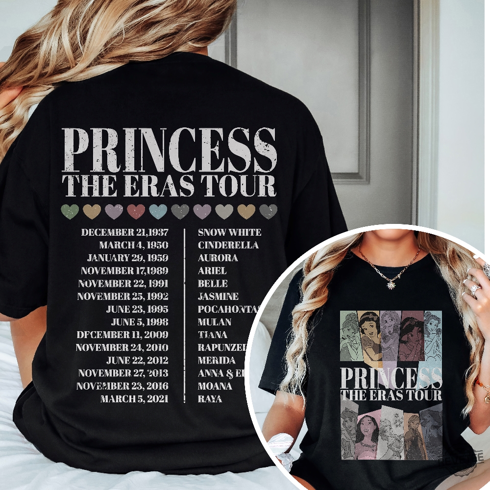 Princess Eras Tour Shirt Princess Eras Tour Shirt Disney Halloween Shirt Disney World Shirt Ideas Sweethearts Night Disneyland Disney World Princess Week