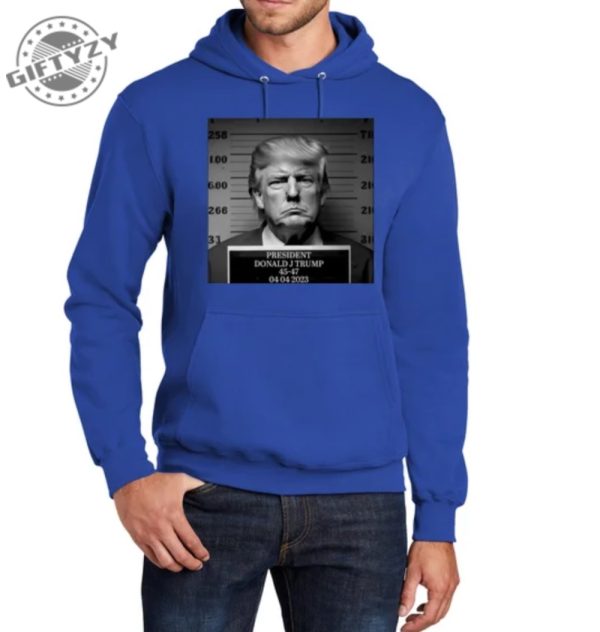 Donald Trump Mug Shot T Shirt Free Trump 2024 Sweatshirt Support Trump Hoodie Donald Trump Mug Shot Shirt giftyzy.com 3