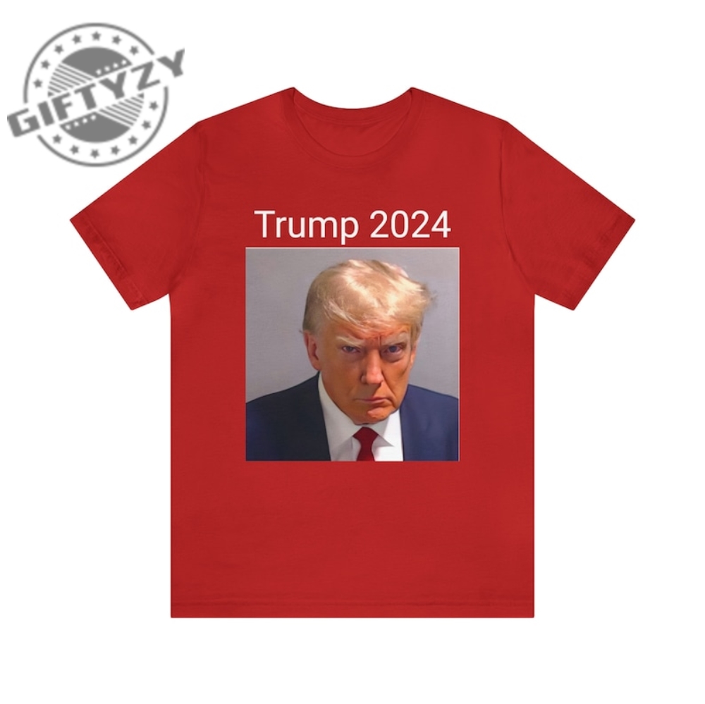 Donald Trump 2024 Mugshot T Shirt We Will Not Be Intimidated Maga Sweatshirt Support Trump Hoodie Donald Trump Mug Shot Shirt