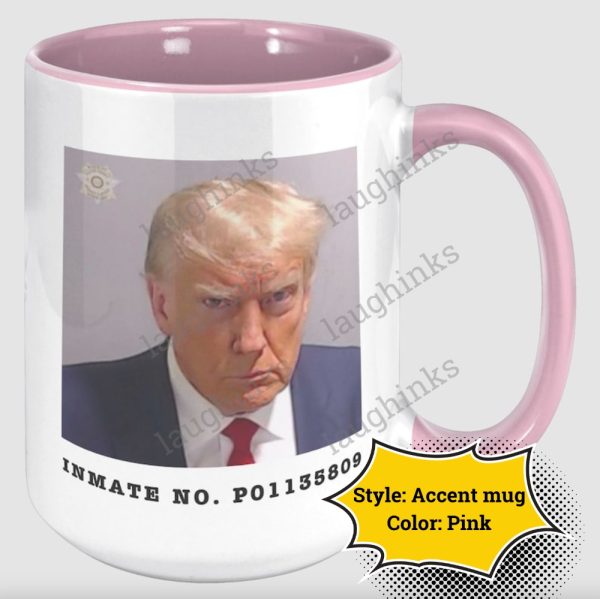 trump mugshot coffee mug donald trump mug shot accent mug trump inmate number p01135809 coffee cup 11oz 15oz fulton county jail cups trump mugshot mugs laughinks.com 3