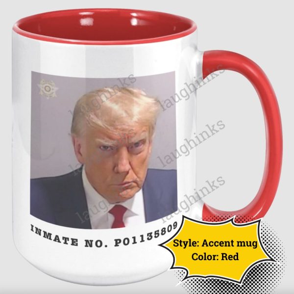 trump mugshot coffee mug donald trump mug shot accent mug trump inmate number p01135809 coffee cup 11oz 15oz fulton county jail cups trump mugshot mugs laughinks.com 4