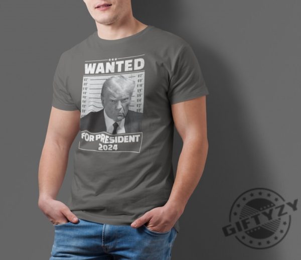 Trump Mugshot Shirt Mug Shot Tshirt Save America Hoodie Trump 2024 Sweatshirt Funny Trump Maga Gift Trump Never Surrender Shirt giftyzy.com 4