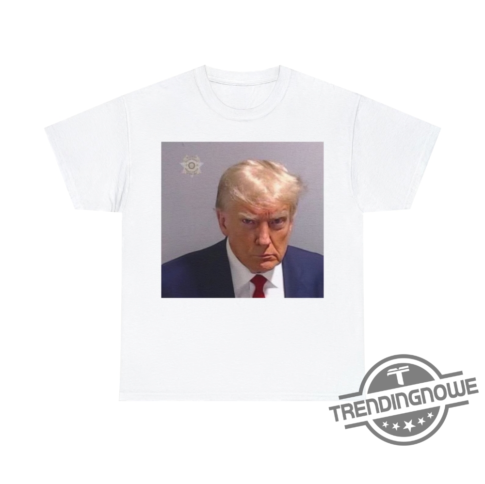 CLASSIC Donald Trump Fulton County Georgia Mugshot T Shirt Trump 2024 ...