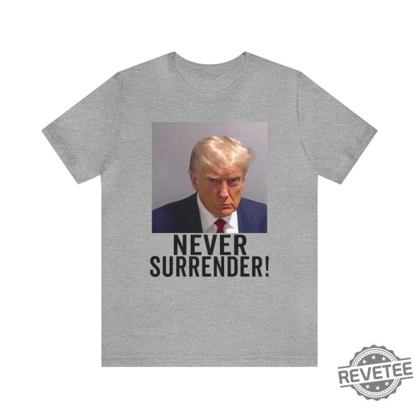 Trump Mug Shot Hoodie Trump Mug Shot Stuff Donld Trump Mug Shot Cup Trump Mug Shot Merchandise For Sale Never Surrender Meme Trump Mug Shot Coffee Mug New revetee.com 2