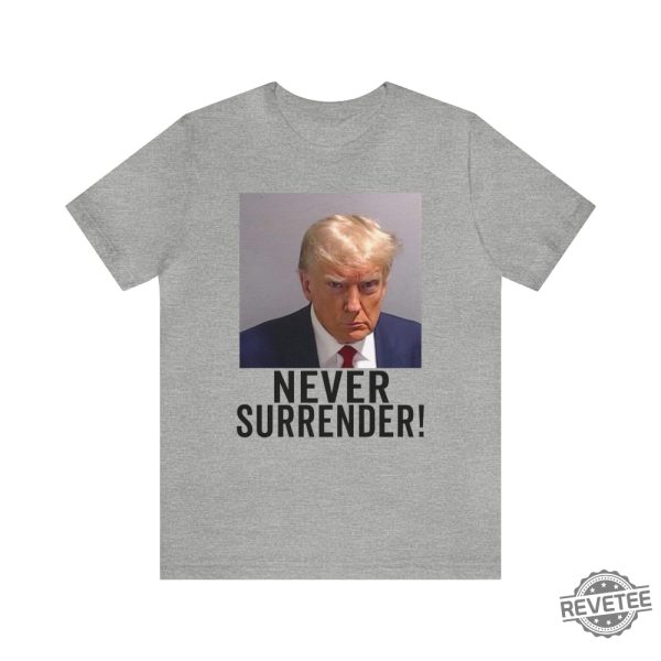 Trump Mug Shot Hoodie Trump Mug Shot Stuff Donld Trump Mug Shot Cup Trump Mug Shot Merchandise For Sale Never Surrender Meme Trump Mug Shot Coffee Mug New revetee.com 6