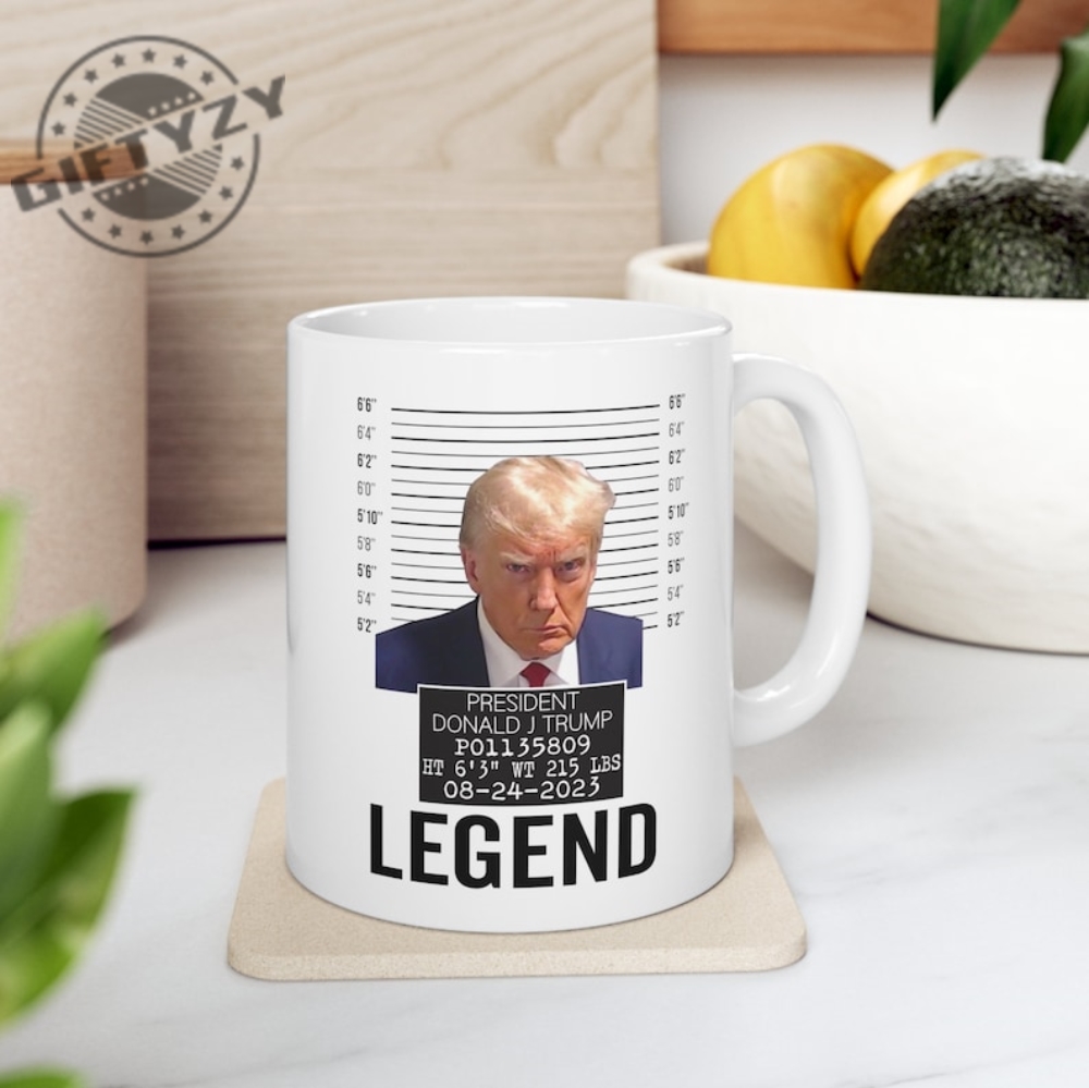 The Georgia Trump Mugshot Picture Mug Funny Hoodie Shirt Tee Trump Mugshot Mug Trump Legend Pic Mug