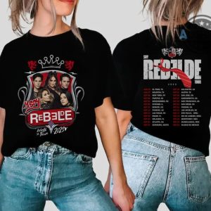 rbd shirts double sided rbd tour shirt rbd logo sweatshirt hoodie rebelde tshirt soy rebelde tour 2023 hoodie rbd concert shirt laughinks.com 3