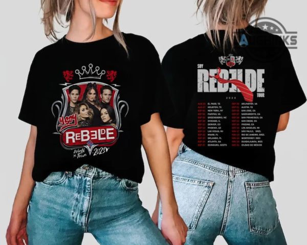 rbd shirts double sided rbd tour shirt rbd logo sweatshirt hoodie rebelde tshirt soy rebelde tour 2023 hoodie rbd concert shirt laughinks.com 3