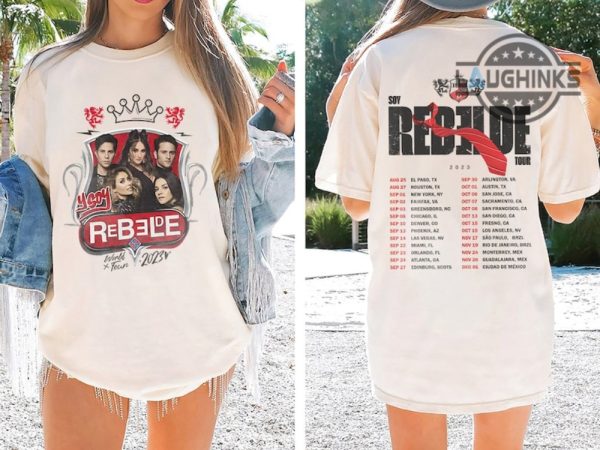 rbd shirts double sided rbd tour shirt rbd logo sweatshirt hoodie rebelde tshirt soy rebelde tour 2023 hoodie rbd concert shirt laughinks.com 4