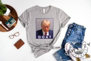 Trump Greatest Of All Time Mugshot Shirt Trump Goat Tshirt Hoodie Sweatshirt Mug Donald Trump Mug Shot Shirt giftyzy.com 5