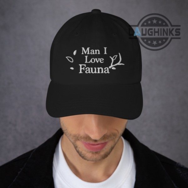 man i love fauna hat man i love fauna meme emboridered baseball cap man i love fauna merch milf hat funny hats for adults laughinks.com 3