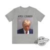 Donald Trump Mugshot Short Sleeve Tee trendingnowe.com 4