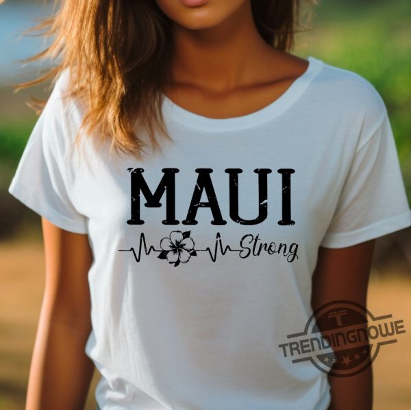 Maui Strong Shirt Fire Victim Fundraiser Gold Tee Lahaina Strong Banyan Tree Golden Shirt Maui Support Fire Relief Hawaii Shoreline Shirt trendingnowe.com 2