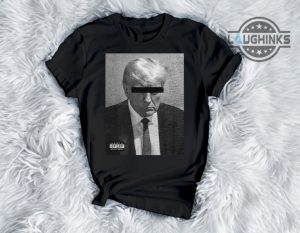 donald trump mugshot tshirt donald trump prison sweatshirt fulton county jail mugshot hoodie donald trump shirt mugshot donald trump first day out t shirt laughinks.com 1