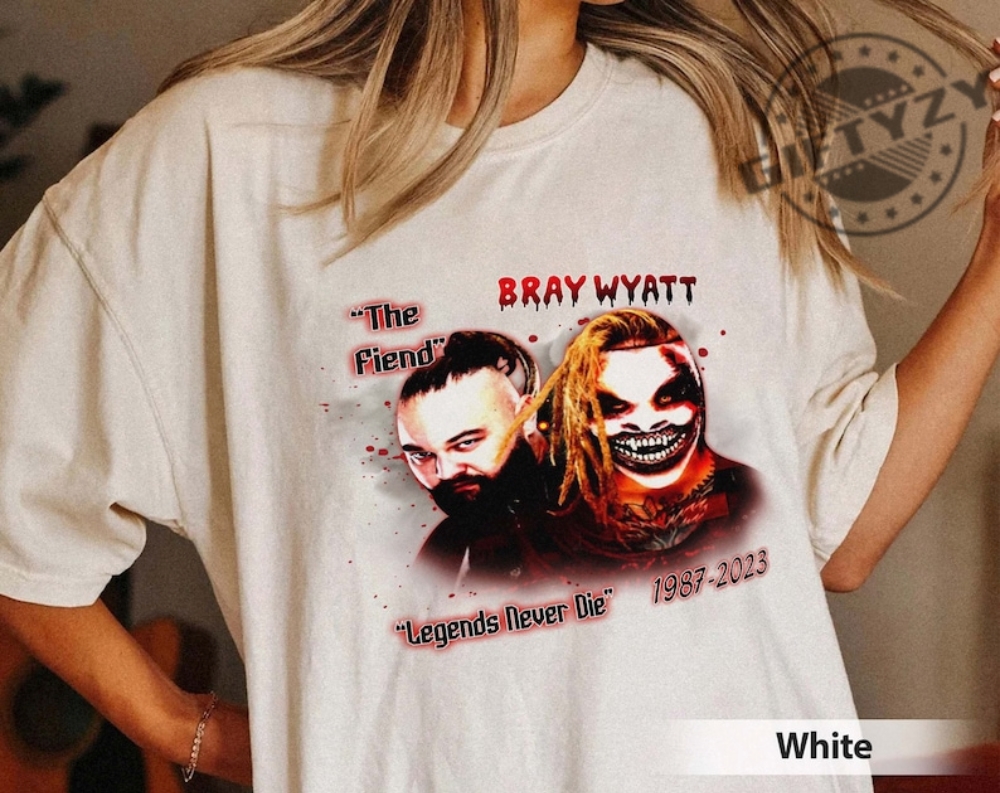 Bray Wyatt Vintage Shirt The Fiend Comfort Colors Tee Legends Never Die Hoodie Woman And Man Unisex Tshirt Trending Shirt