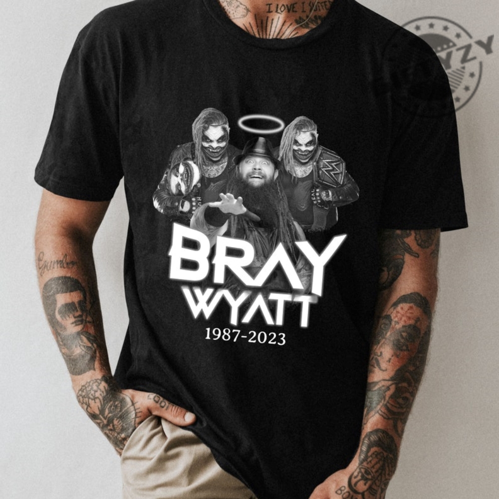 R.I.P Bray Wyatt Vintage Shirt The Fiend Comfort Colors Tee Legends Never Die Hoodie Woman And Man Unisex Shirt