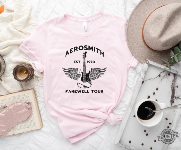 Aerosmith Farewell Tour Shirt Hard Rock Shirt Rock And Roll Shirt Aerosmith Farewell Tour Setlist Shirt Aerosmith Setlist 2023 Peace Out Farewell Tour Shirt Aerosmith Jaded Aerosmith Tour revetee.com 1
