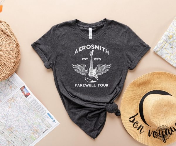 Aerosmith Farewell Tour Shirt Hard Rock Shirt Rock And Roll Shirt Aerosmith Farewell Tour Setlist Shirt Aerosmith Setlist 2023 Peace Out Farewell Tour Shirt Aerosmith Jaded Aerosmith Tour revetee.com 4