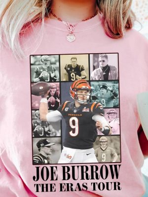 Joe Burrow The Eras Tour Shirt Vintage Joe Burrow Tshirt America Football Sweatshirt Joe Burrow Hoodie Football Fan Gifts Joe Burrow Playing Week 1 New revetee.com 5