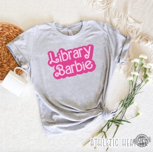 Pink Library Barbie Shirt Teacher Shirt Library Shirt Bookish Shirt 90S Teacher Shirt Colorful School Shirt Teacher Life Shirt Teacher T Shirt Ideas Good Teacher Life Goodteacherlife revetee.com 2