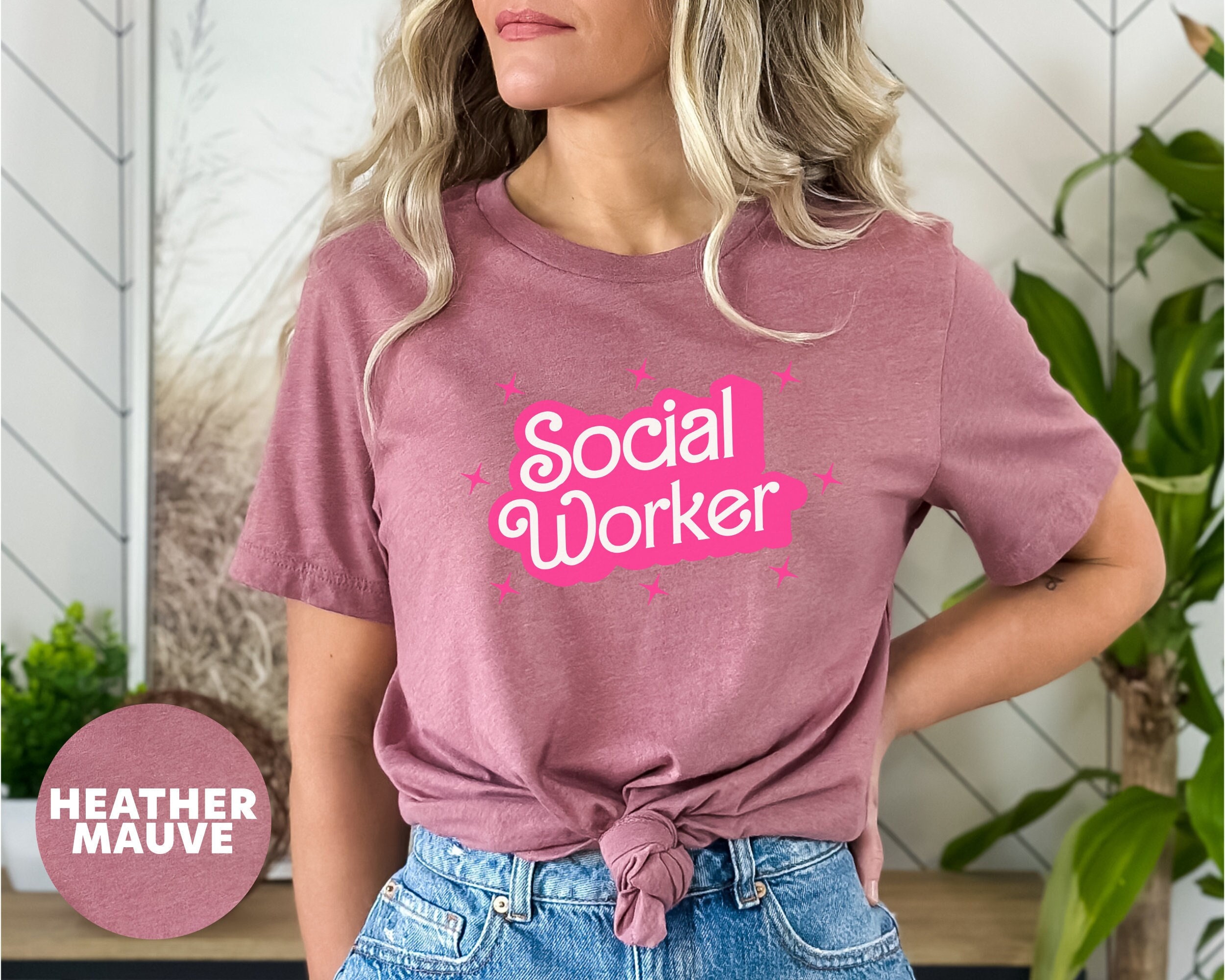 Social Worker T Shirt Girl B Doll School Social Worker Tshirt Oppenheimer Barbie Movie 2023 Social Worker Appreciation Day Social Worker Gift Social Worker Tshirt Gift For Social Work
R