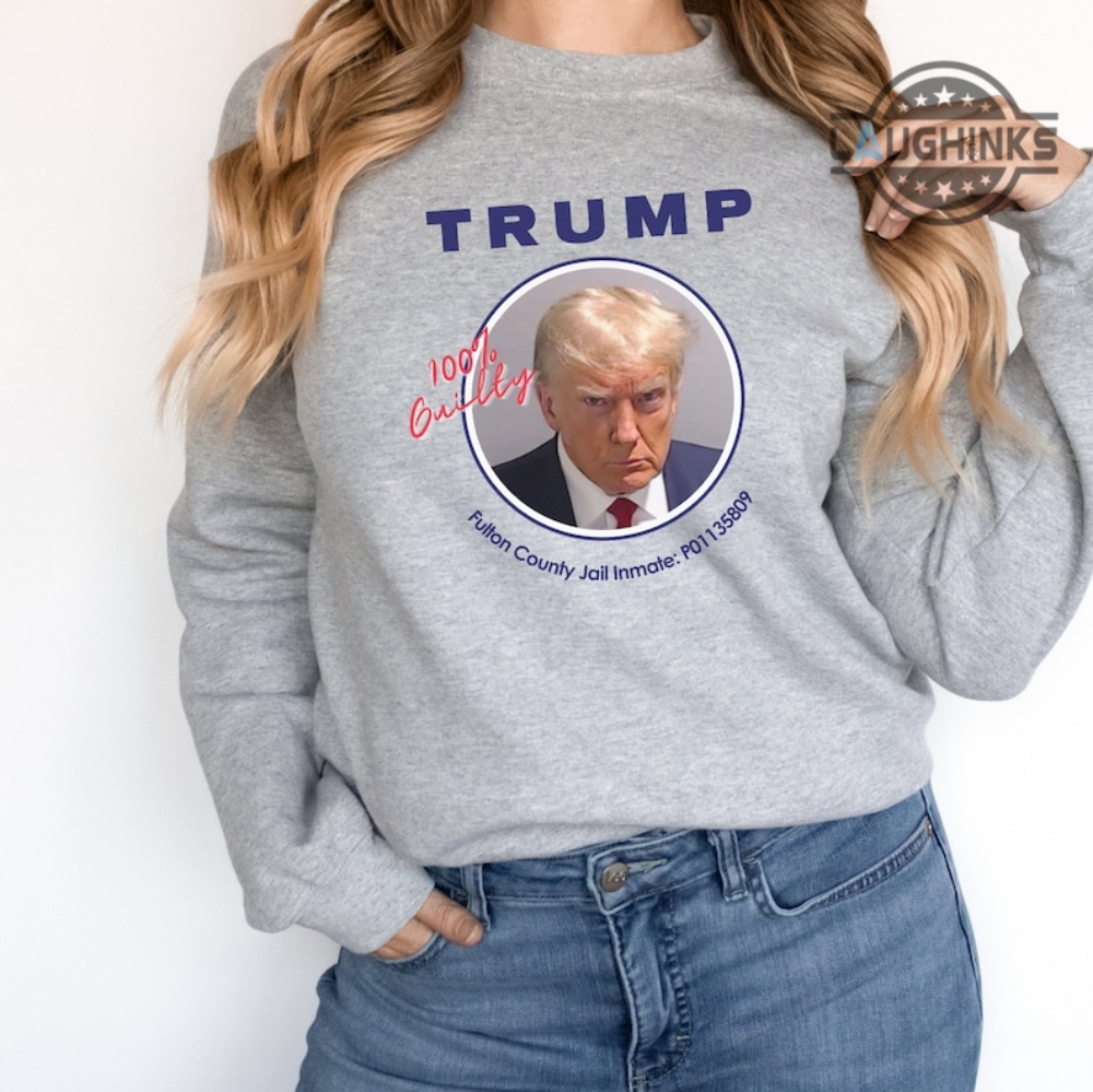 Trump Campaign Tshirt Donald Trump 2024 Sweatshirt Trump Mug Shot Shirt Trump Mugshot Tshirt Trump Inmate Number P01135809 Fulton County Jail Mugshots Today Hoodie