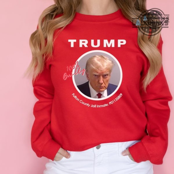 trump campaign tshirt donald trump 2024 sweatshirt trump mug shot shirt trump mugshot tshirt trump inmate number p01135809 fulton county jail mugshots today hoodie laughinks.com 6 1