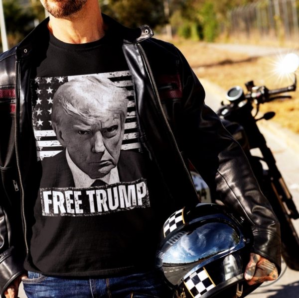 Donald Trump Mug Shot Sublimation Shirt Free Trump Tshirt Hoodie Sweatshirt Mug Trump Never Surrender Shirt giftyzy.com 2