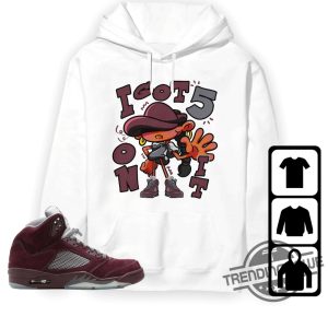 Burgundy 5s Shirt Got Five Shirt To Match Sneaker trendingnowe.com 3