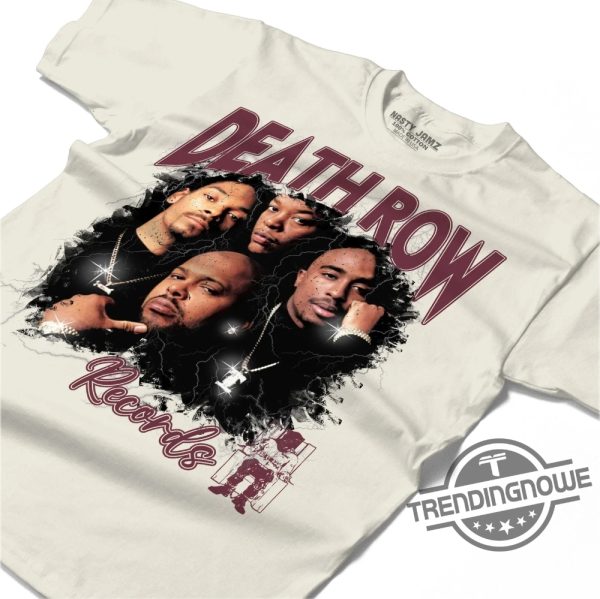 Burgundy 5s Shirt Death Row Records Shirt Match Jordan 5 Burgundy trendingnowe.com 3