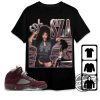 Burgundy 5s Shirt 90s SZA Shirt To Match Sneaker trendingnowe.com 1