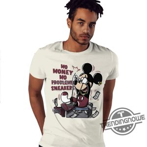 Burgundy 5s Shirt Mo Money Mickey Shirt Shirt To Match Sneaker trendingnowe.com 3