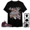 Burgundy 5s Shirt Mickey and Friends Halloween Shirt Match Jordan 5 Burgundy trendingnowe.com 1