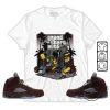 Burgundy 5s Shirt Brat Chicano Shirt To Match Sneaker trendingnowe.com 1