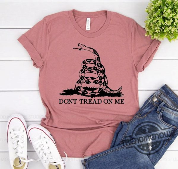 Gadsden Flag Shirt Patriotic USA Shirt Dont Tread On Me Shirt Gadsden Flag Gadsden Flag Patch trendingnowe.com 1