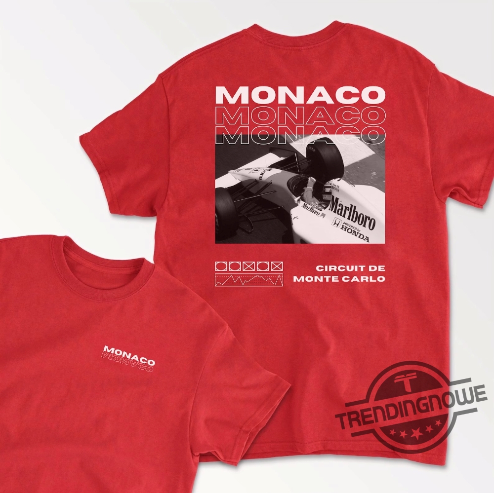 Chanel F1 Shirt Vintage Monaco Shirt F1 Tshirt Formula 1 Apparel Shirt  Ayrton Senna Mclaren Marlboro Shirt - teejeep