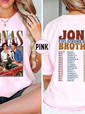 Jonas Five Albums One Night Tour Shirt Jonas Brothers Dallas Opening Act Jonas Brothers Switchfoot Shirt Jonas Brothers Beautiful Letdown Shirt Jonas Brothers Tonight Unique revetee.com 4