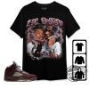 Burgundy 5s Shirt Baby Hip Hop Shirt To Match Sneaker trendingnowe.com 1