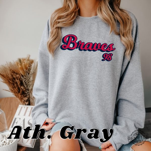 Wallen Crewneck Sweatshirt Braves 98 Shirt 98 Braves Sweatshirt Morgan Wallen Merch One Thing At A Time Morgan Wallen Concert Tonight Morgan Wallen Songs Morgan Wallen Concert revetee.com 2