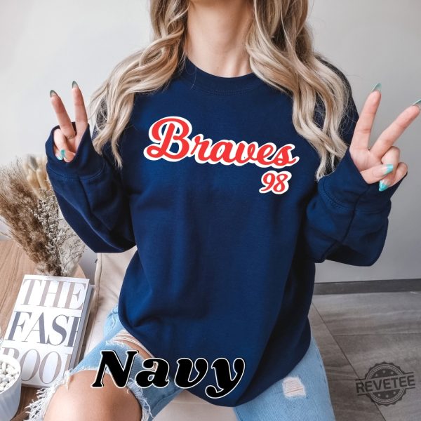 Wallen Crewneck Sweatshirt Braves 98 Shirt 98 Braves Sweatshirt Morgan Wallen Merch One Thing At A Time Morgan Wallen Concert Tonight Morgan Wallen Songs Morgan Wallen Concert revetee.com 3