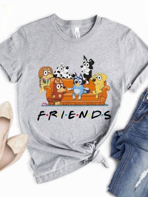 Bluey Friends Shirt Bluey Character Shirt Bluey Dad Hoodie Bluey Mom Shirt Bluey Halloween Costume Bluey Shirt For Dad Bluey Costume Blue Heeler Bluey Dad Name Bluey Mom Shirt revetee.com 2