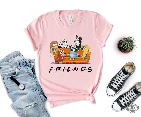 Bluey Friends Shirt Bluey Character Shirt Bluey Dad Hoodie Bluey Mom Shirt Bluey Halloween Costume Bluey Shirt For Dad Bluey Costume Blue Heeler Bluey Dad Name Bluey Mom Shirt revetee.com 4