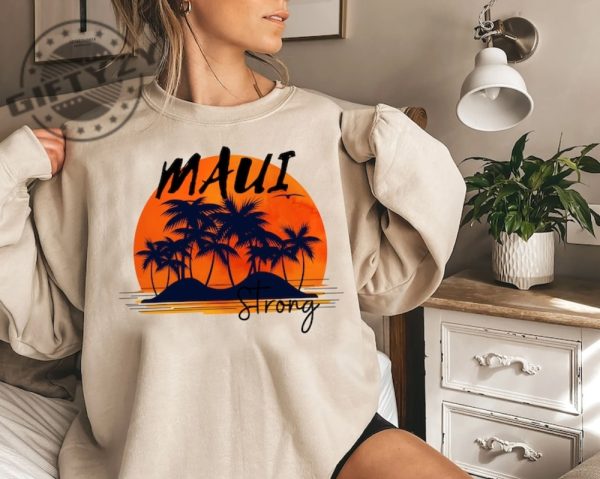 Love For Lahaina Maui 2023 Shirt Maui Strong Tshirt Maui Hawaii Strong Hoodie Various Print Colors Sweatshirt Love For Lahaina Shirt giftyzy.com 2