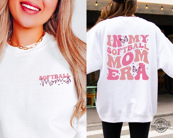 In My Softball Mom Era Sweatshirt Softball Mom Sweatshirt Softball Mom Crewneck Softball Mom Sweater Softball Mom Shirt Softball Mama Gift Softball Mom Shirts Softball Mom Shirt revetee.com 1